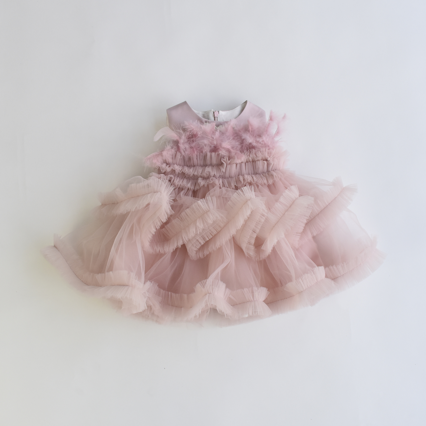 Feathers & Frills Baby Dress-0