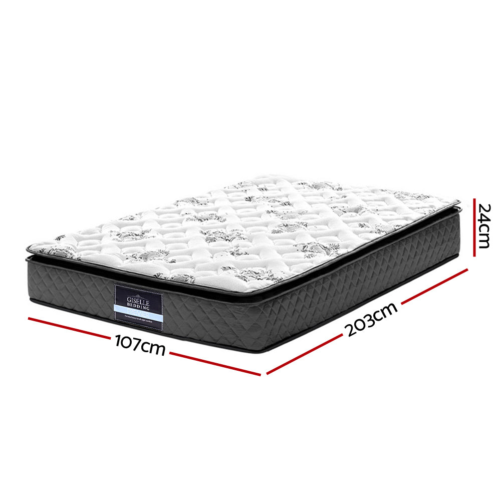NNEDSZ Bedding Rocco Bonnell Spring Mattress 24cm Thick – King Single-1